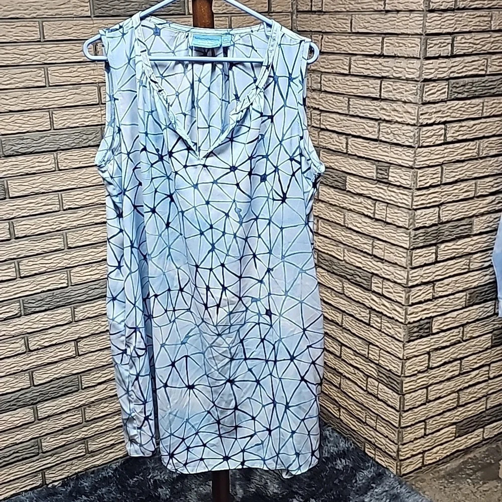 Simply Vera Wang Sleeveless Silky Soft Dress Sz Large Petite